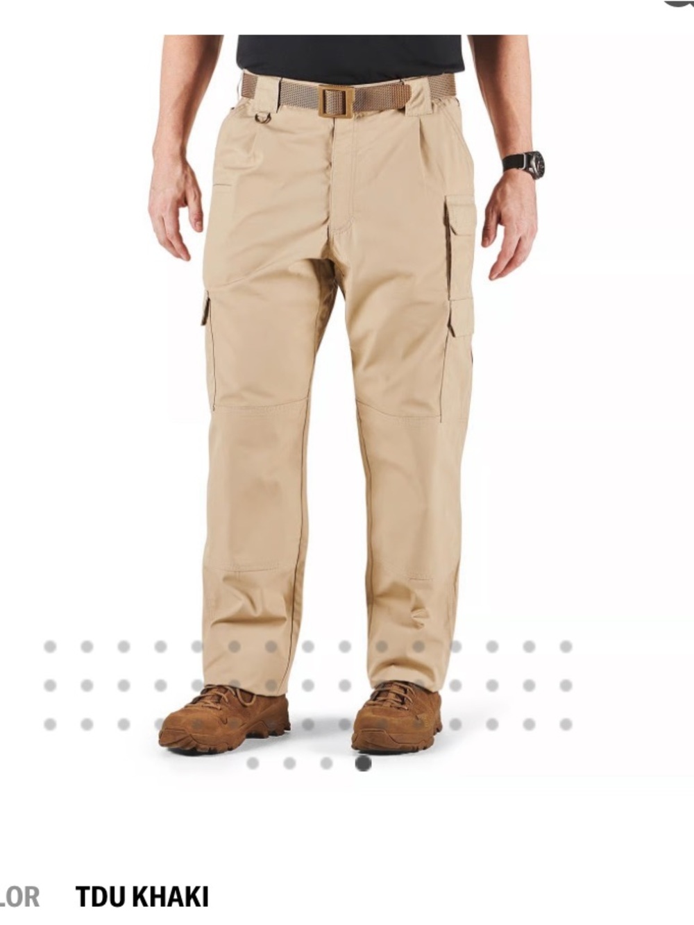 5.11 Tactical Men’s TDU Cargo Pants in Khaki Large